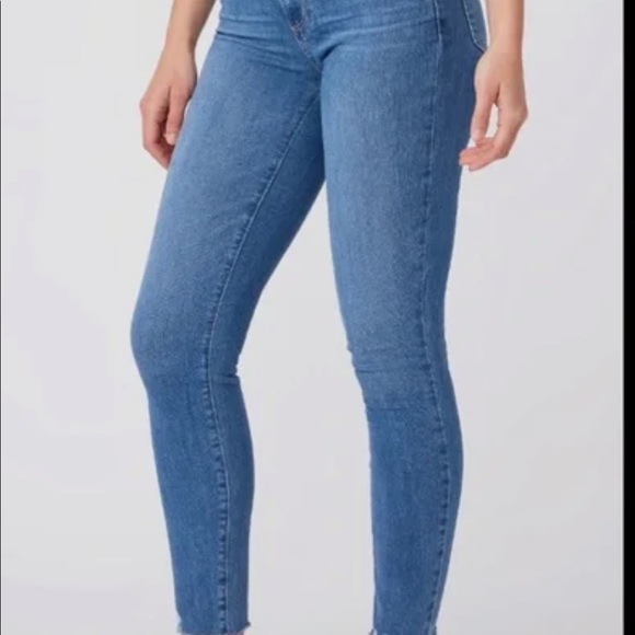 Paige Denim Verdugo ankle jeans frayed hem - Picture 2 of 14